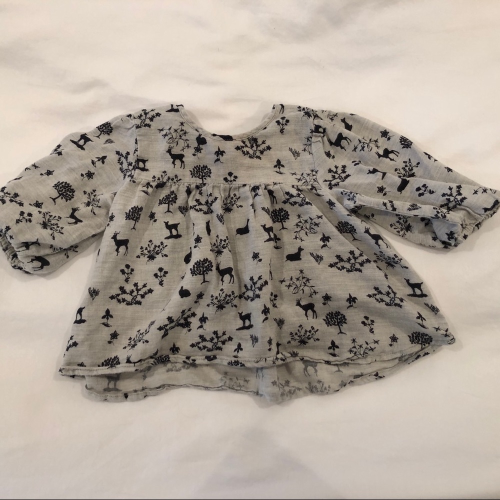 Organic print Blouse